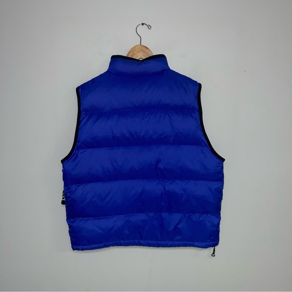 Eddie Bauer Vest Men's Size Medium‎ Blue Black EBTEK Vintage Puffy Down Filled - Picture 6 of 11